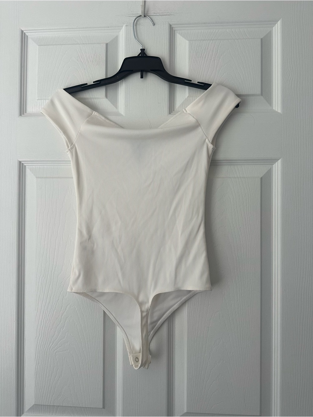 Express Body Contour Compression Off Shoulder bodysuit small - Picture 2 of 4